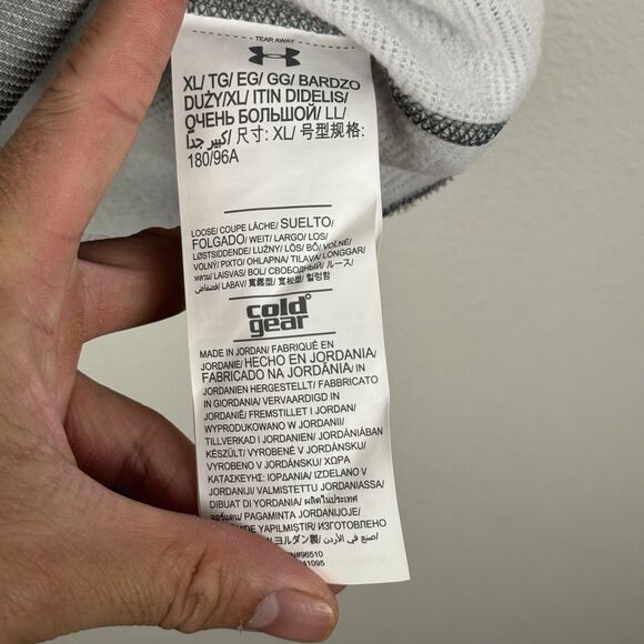 Under Armour Golf Vest Size XL Grey Heather 1/4 Zip Storm Water Resistant NEW - Picture 6 of 9